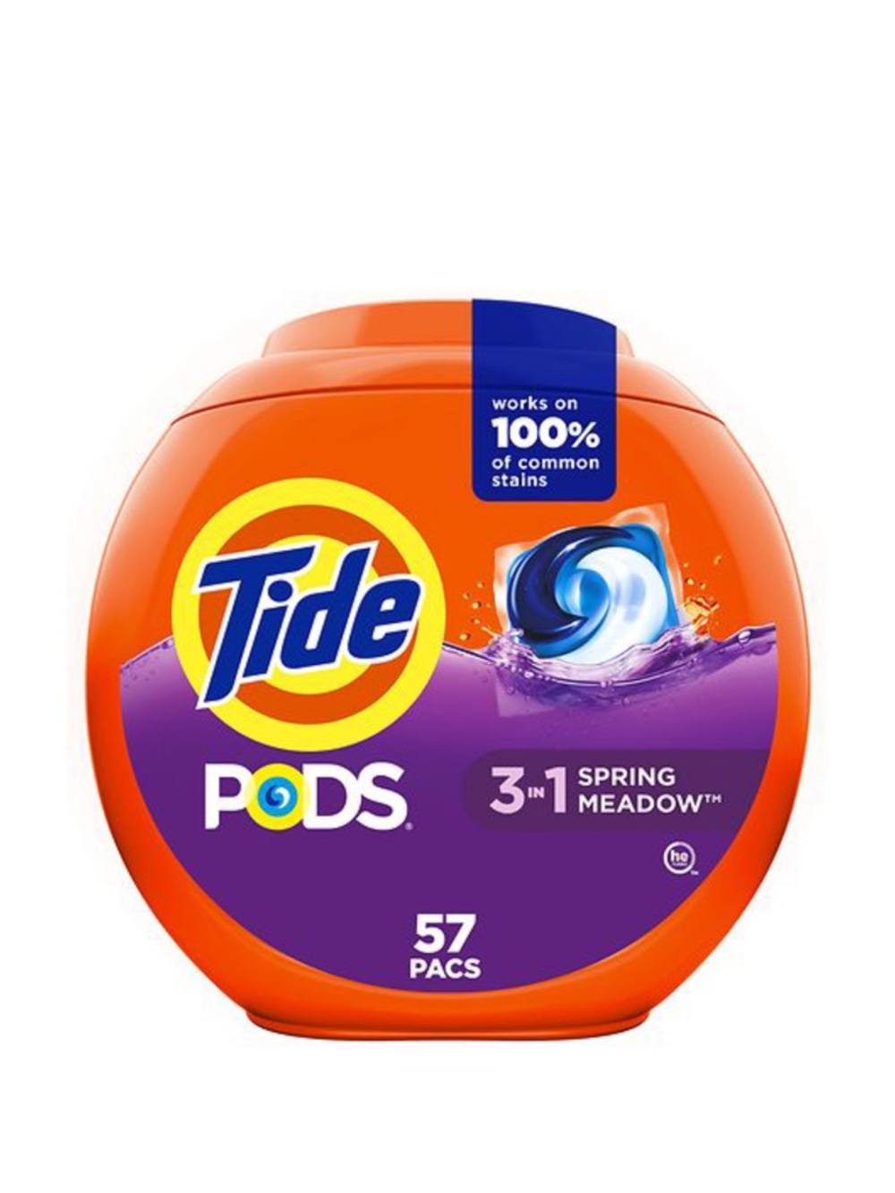Tide PODS 3-in-1 Laundry Detergent Pacs - Spring Meadow (Purple & Orange)